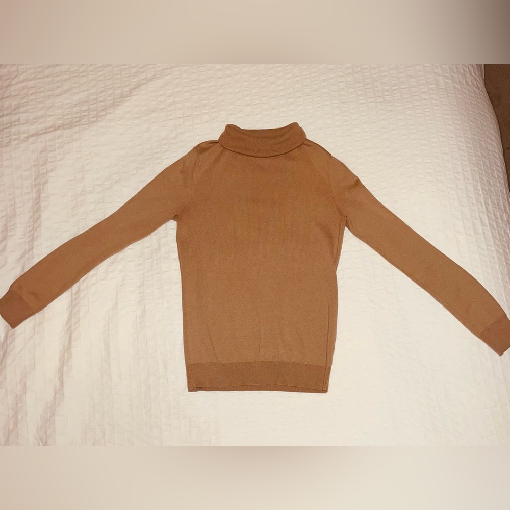 beige turtleneck